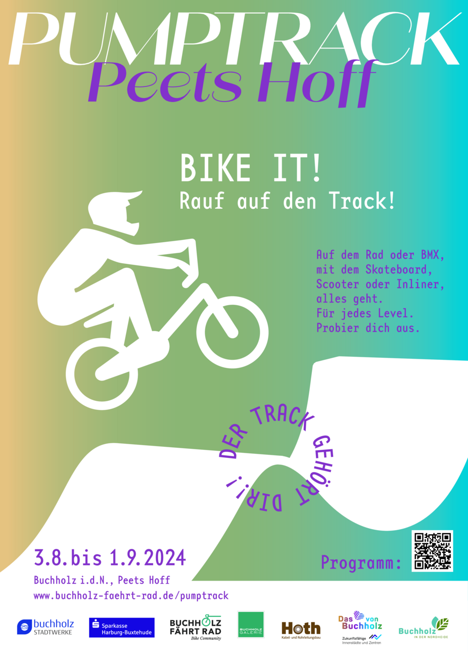 Plakat zur Pumptrack Plakat